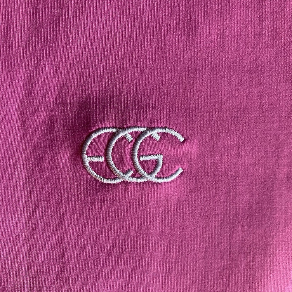 Greyson Scarlett Performance Golf Polo Womens M Pink SS Stretch Sporty Athletic - Picture 6 of 13